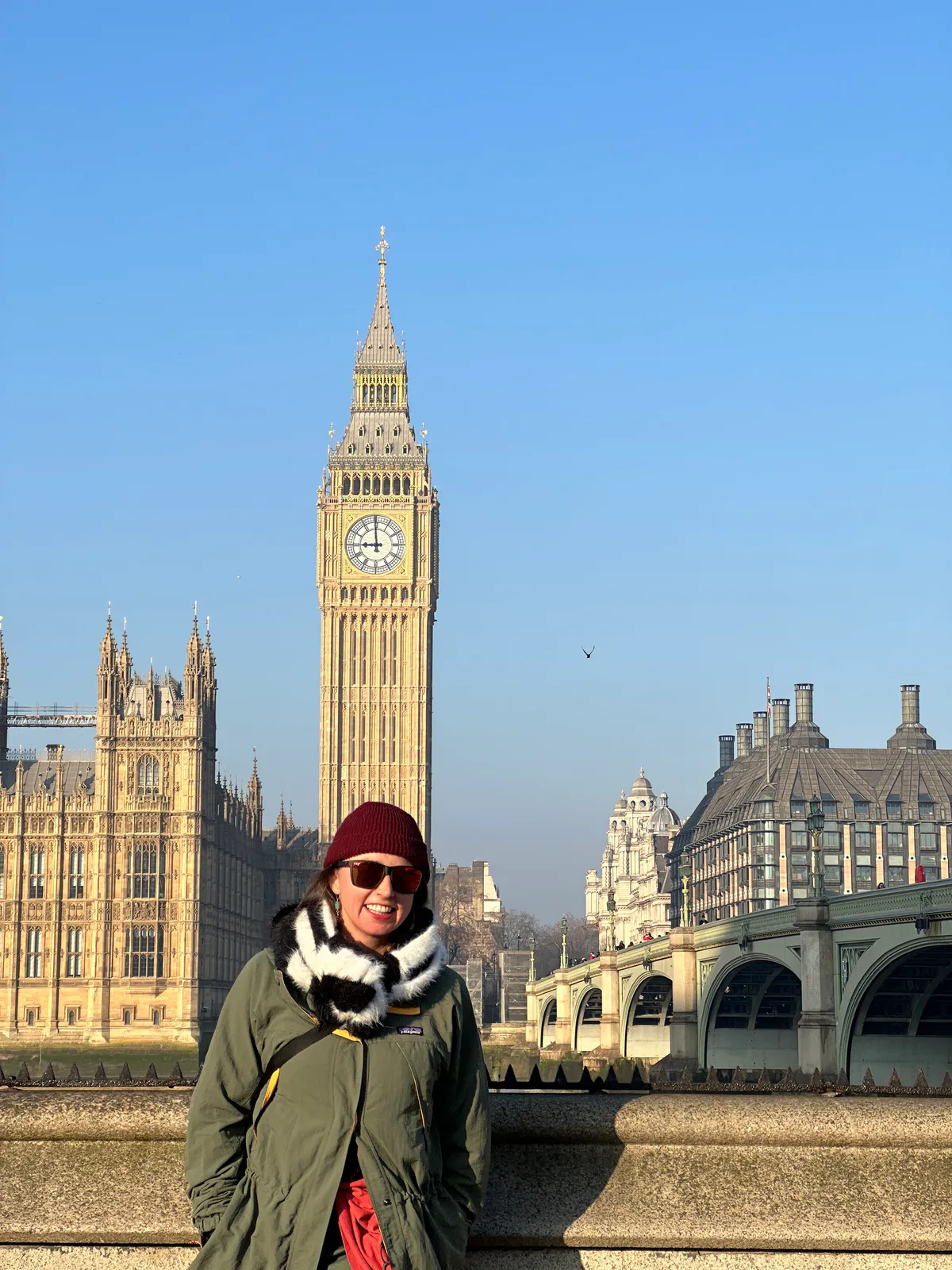 Big Ben from the south bank of the Thames