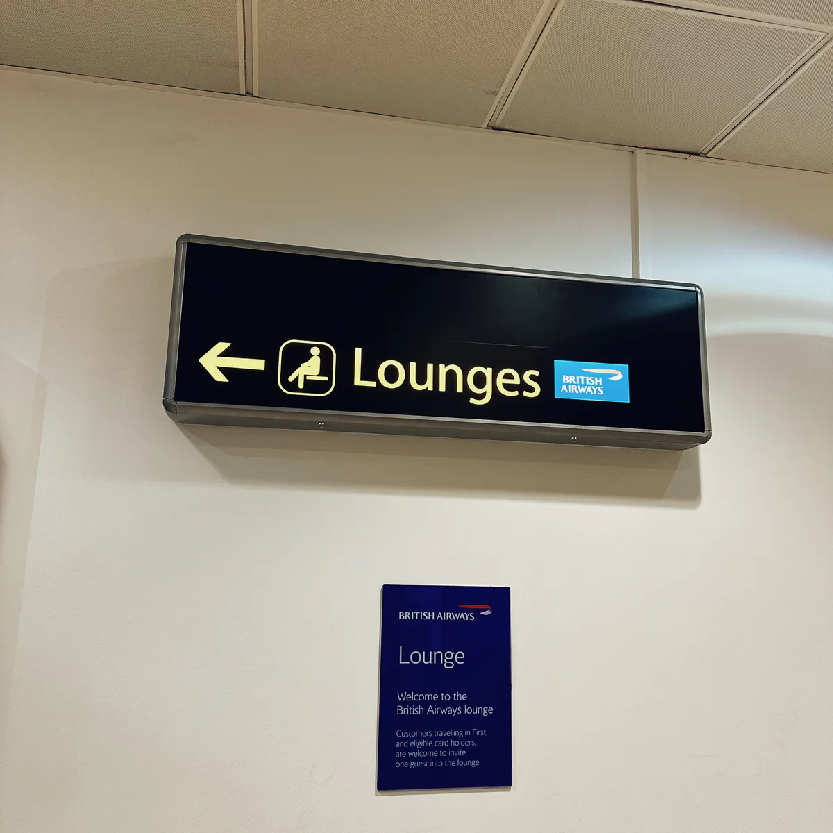 British Airways Club Lounge at Gatwick
