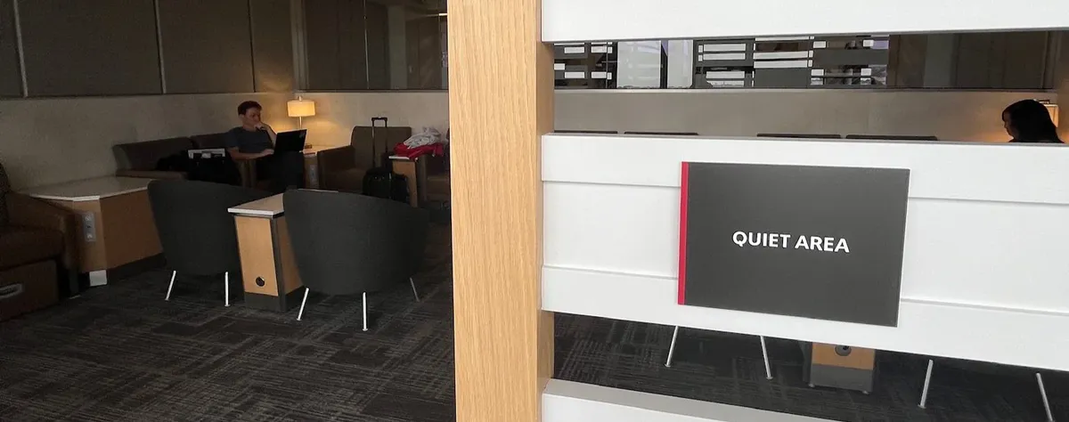 Quiet Area - American Airlines Flagship Lounge at ORD Review 2026