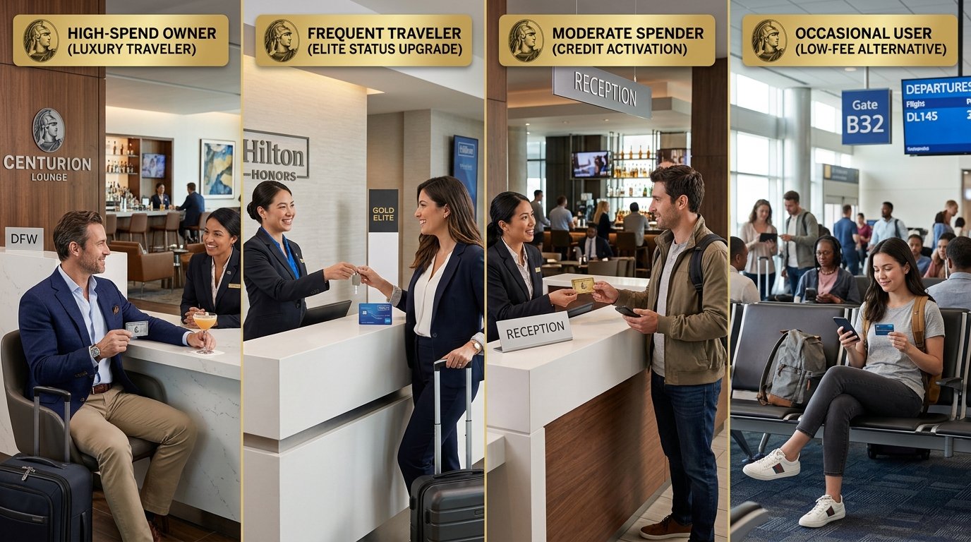 Winner by profile Amex Business Platinum 2026 high-spend business owner lounge user