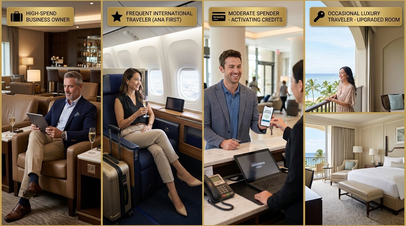 Winner by profile Amex Platinum vs Business Platinum 2026 high-spend traveler