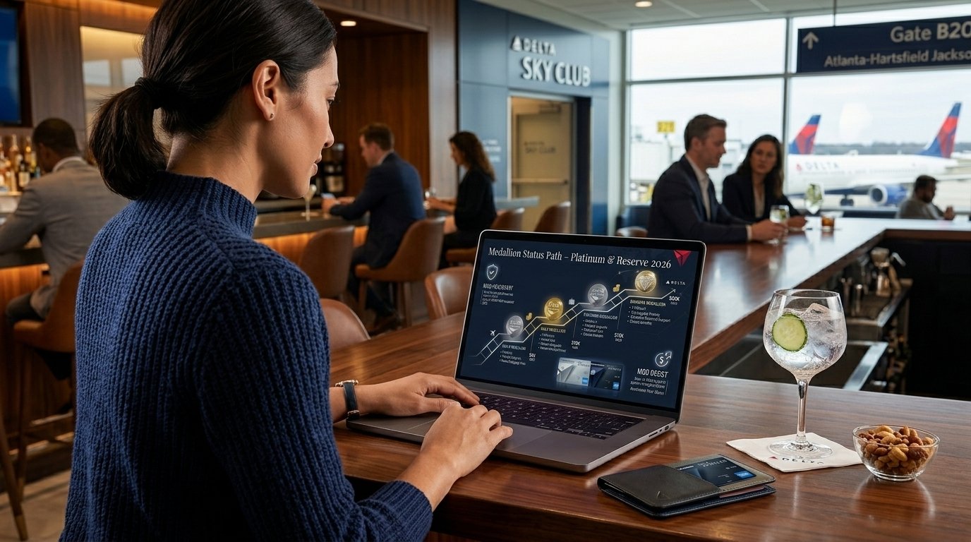 getting a head-start on medallion status thought delta credit cards