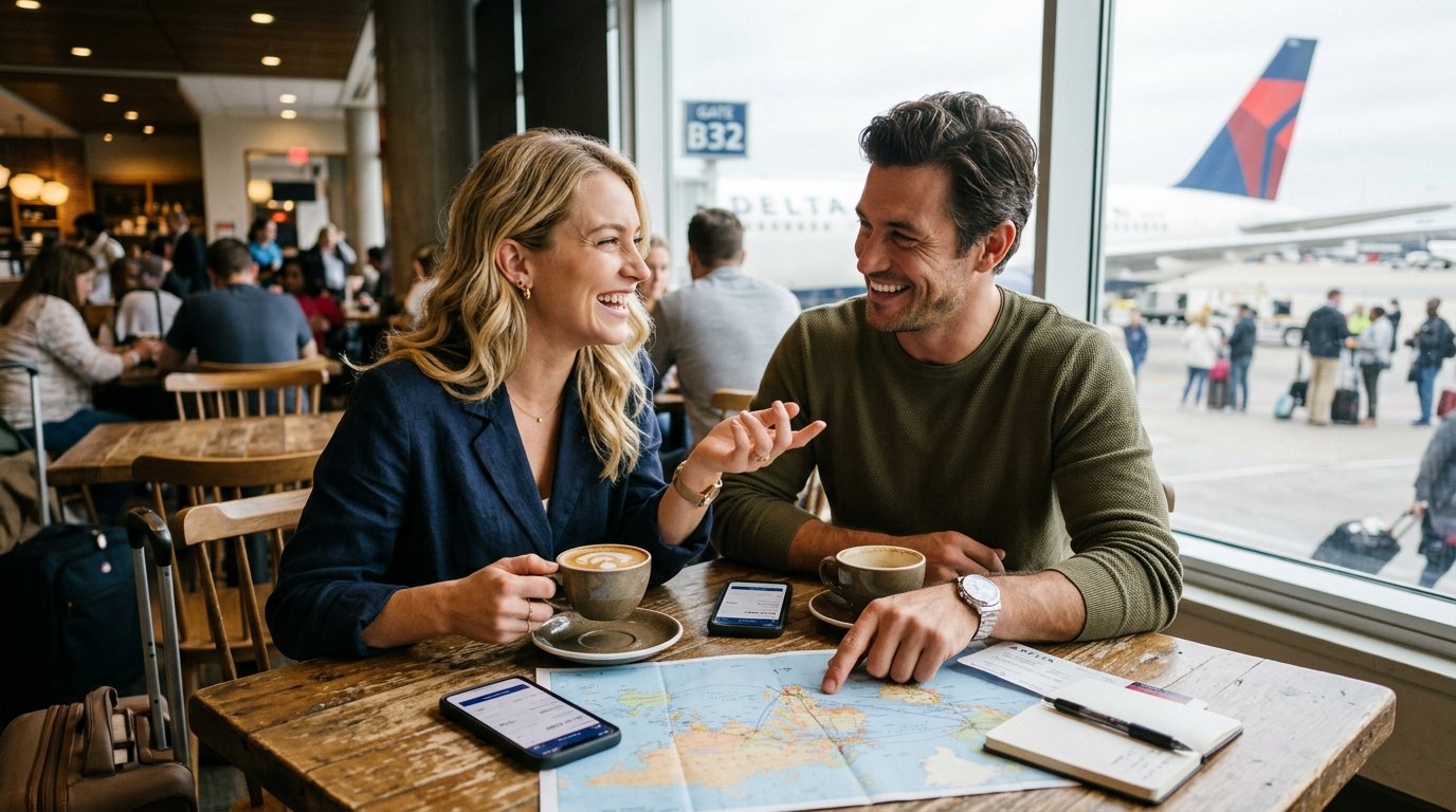 Couple deciding if Delta SkyMiles is worth it 2026