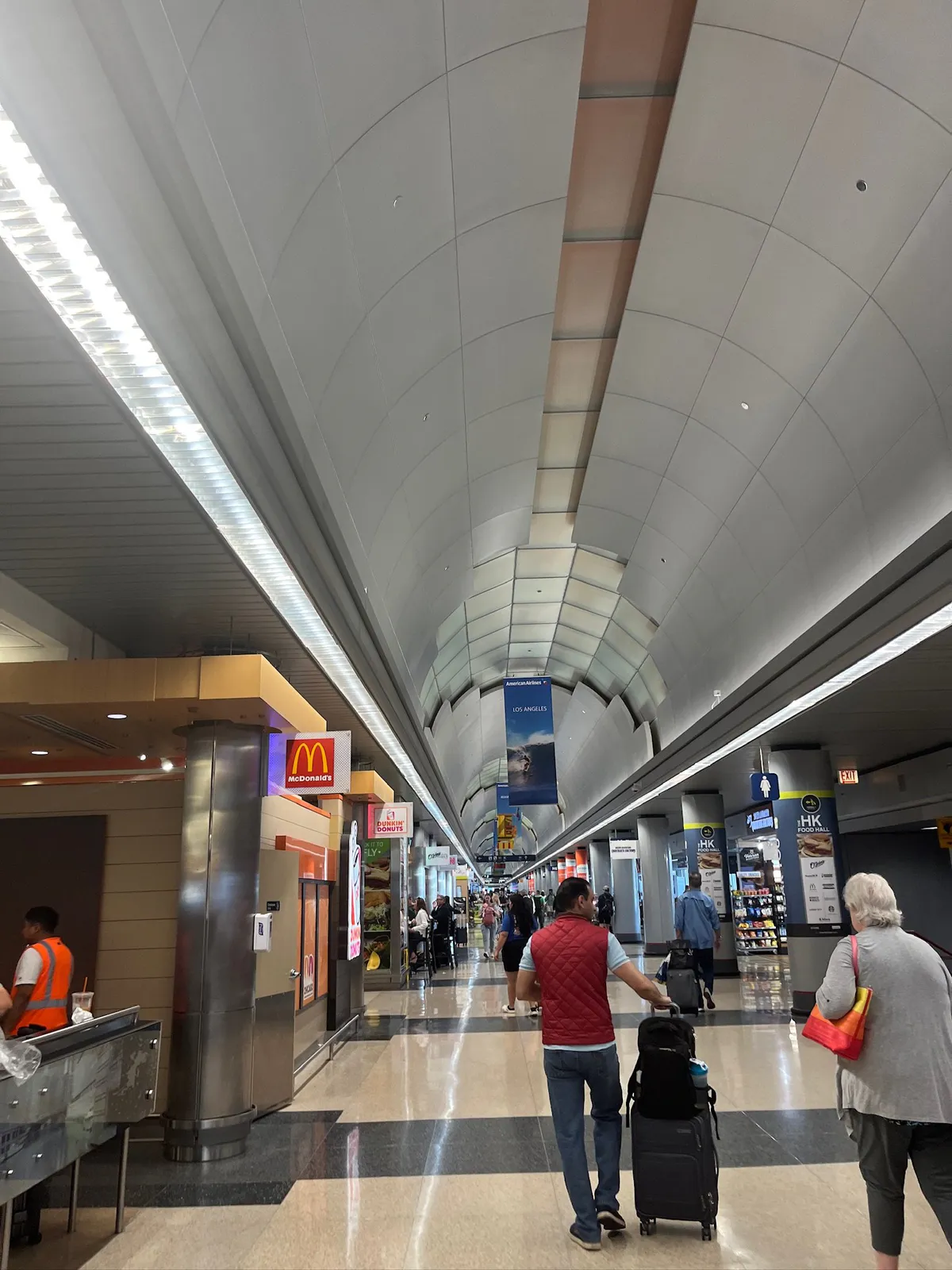 Navigating the airport terminal