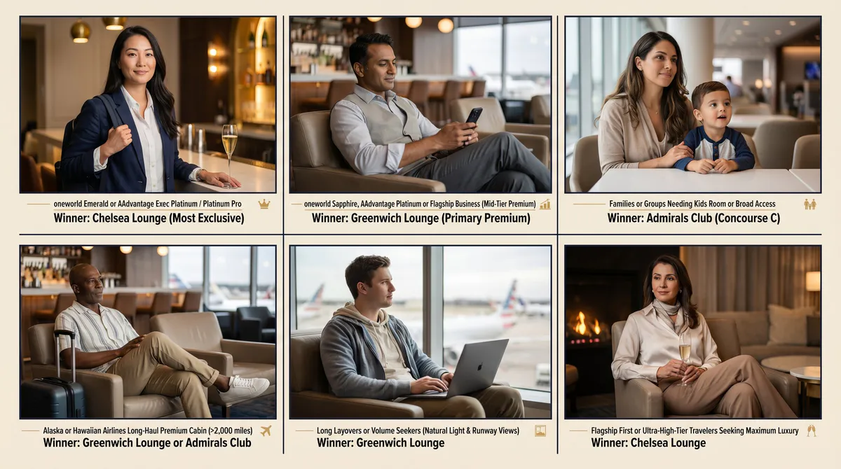 Which Is the Best American Airlines Lounge at JFK Terminal 8 for You in 2026?