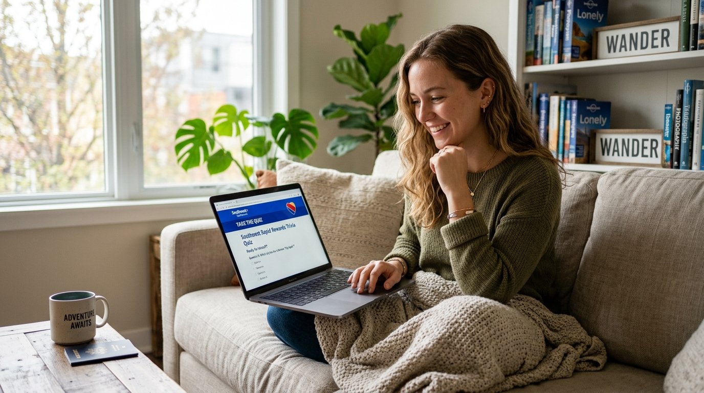 Solo traveler taking the Southwest Rapid Rewards worth it quiz 2026