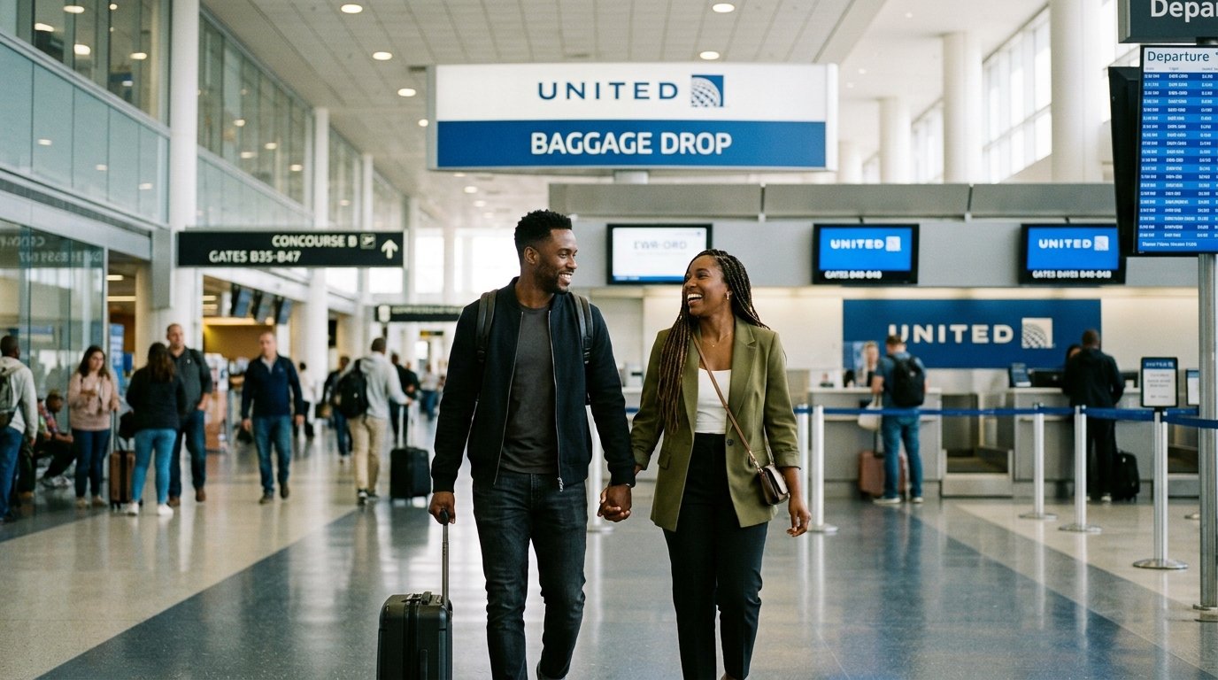 United Club Infinite Card 2026 free first and second checked bags for cardholder + 1 companion