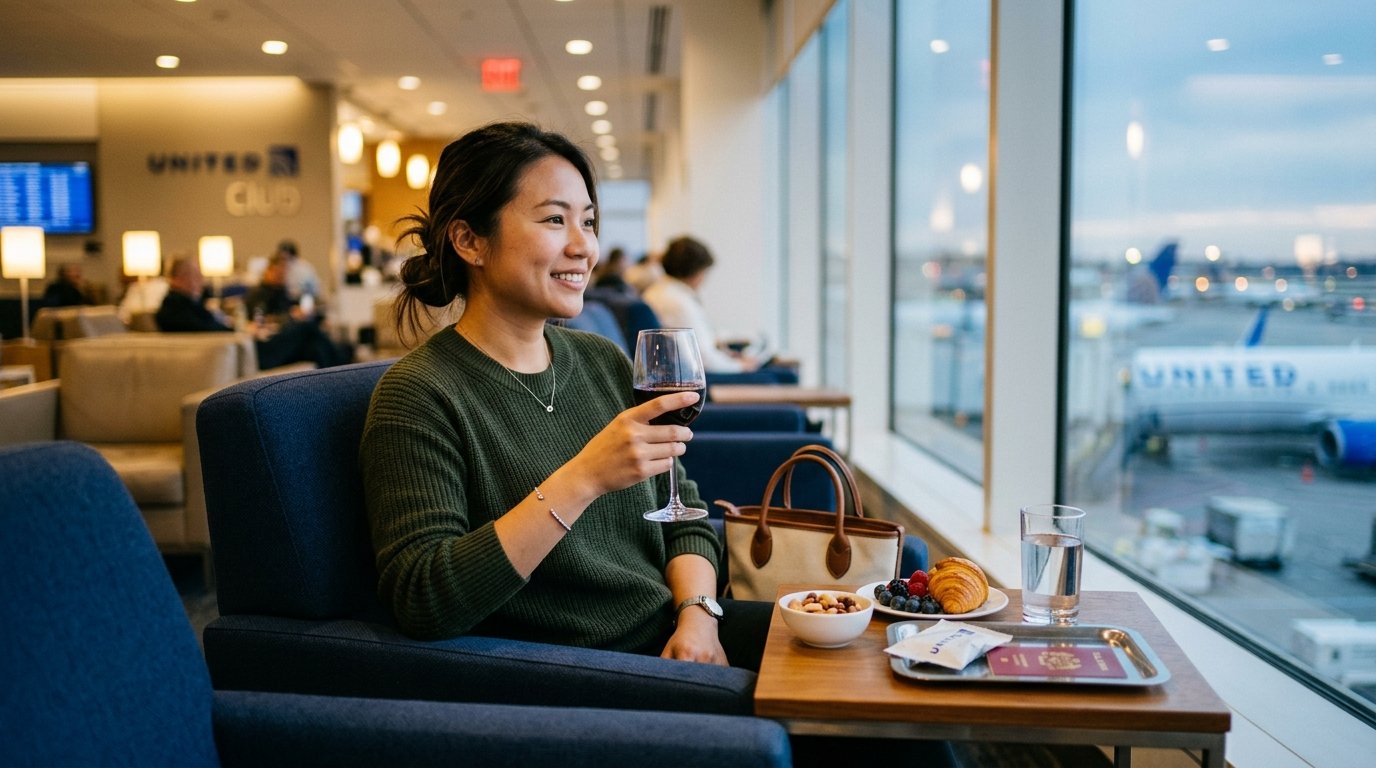 United Club Infinite Card 2026 unlimited United Club lounge access for cardholder + 2 guests