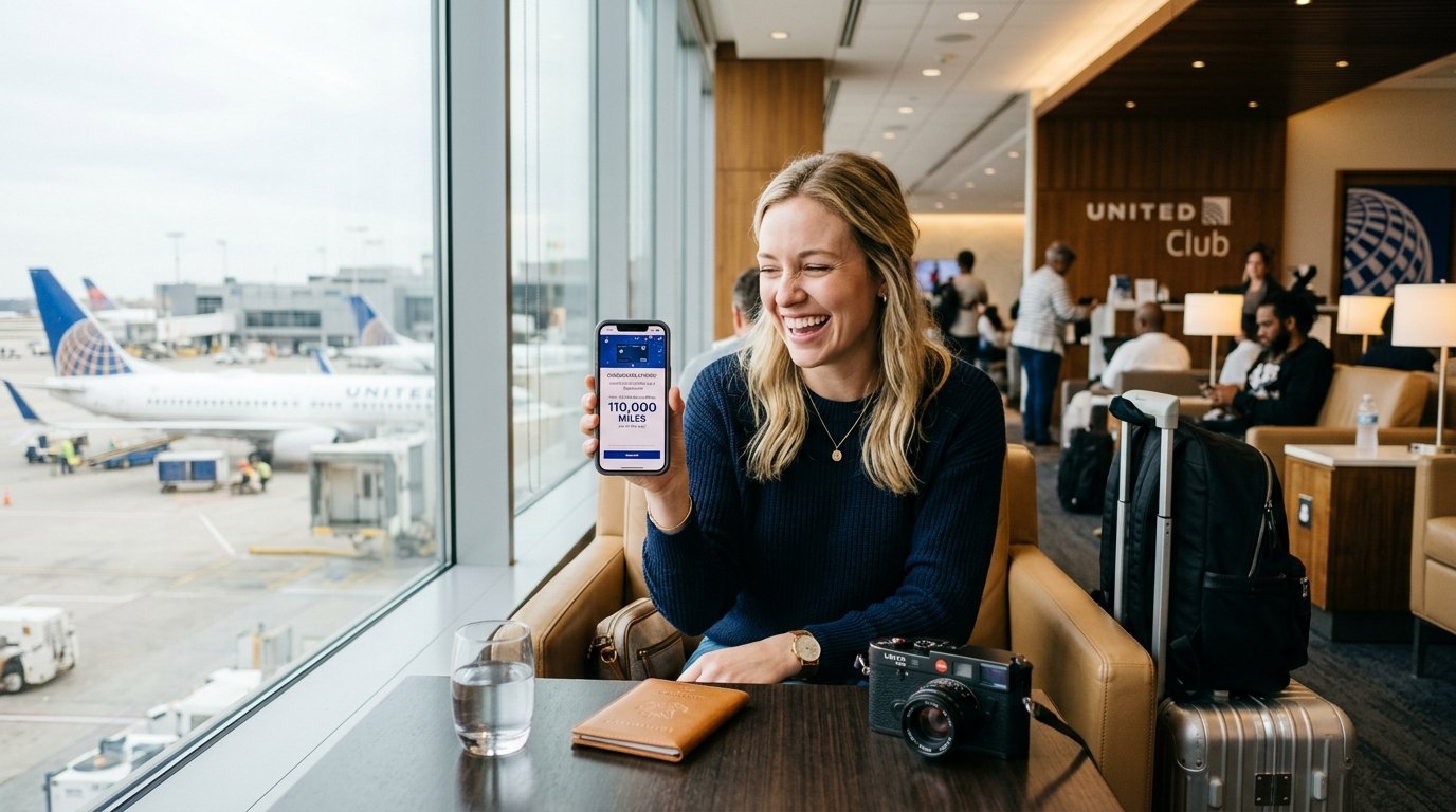 United Club Infinite Card 2026 welcome bonus up to 100,000 miles